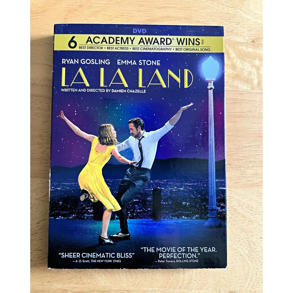 La La Land (DVD, 2016) Gosling Stone PG-13 Widescreen w/SLIP